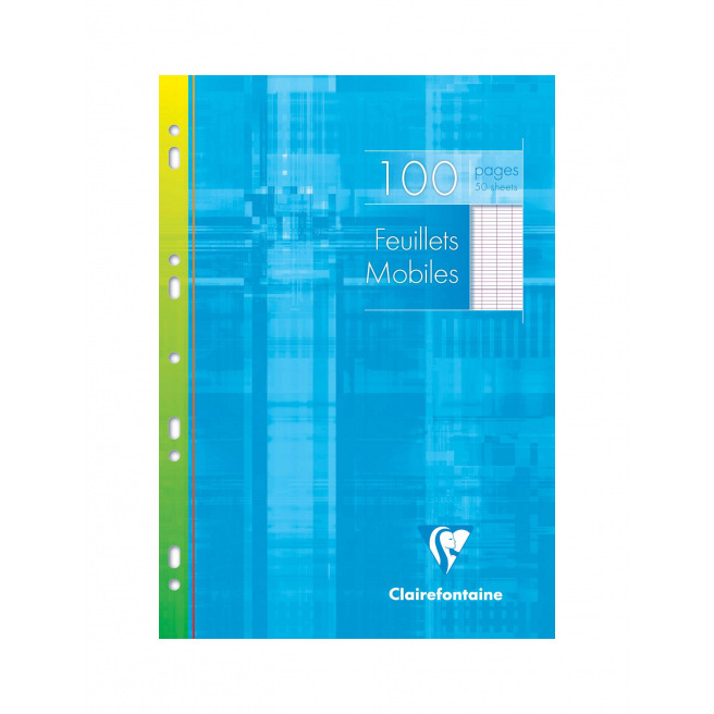 Feuillets mobiles perforés CLAIREFONTAINE