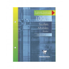 Feuillets mobiles perforés CLAIREFONTAINE