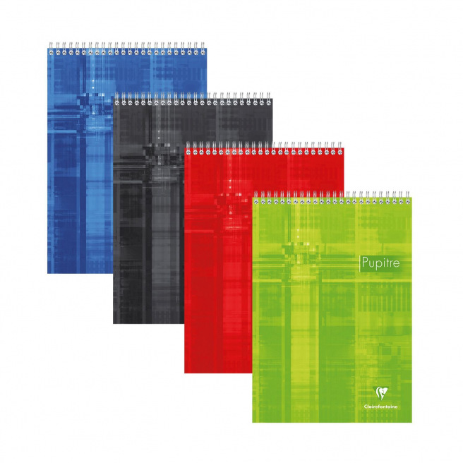 Bloc-notes à spirales CLAIREFONTAINE PUPITRE Bloc-notes à spirales CLAIREFONTAINE PUPITRE