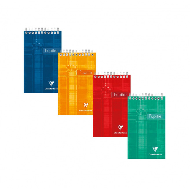 CLAIREFONTAINE PUPITRE spiraalvormig notitieblok CLAIREFONTAINE PUPITRE spiraalvormig notitieblok