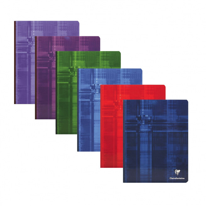 Cahier dos toilé CLAIREFONTAINE Cahier dos toilé CLAIREFONTAINE