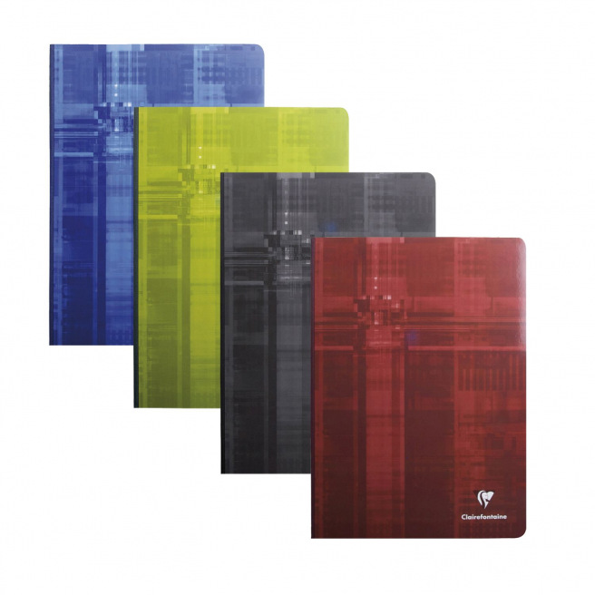 Cahier dos toilé CLAIREFONTAINE Cahier dos toilé CLAIREFONTAINE