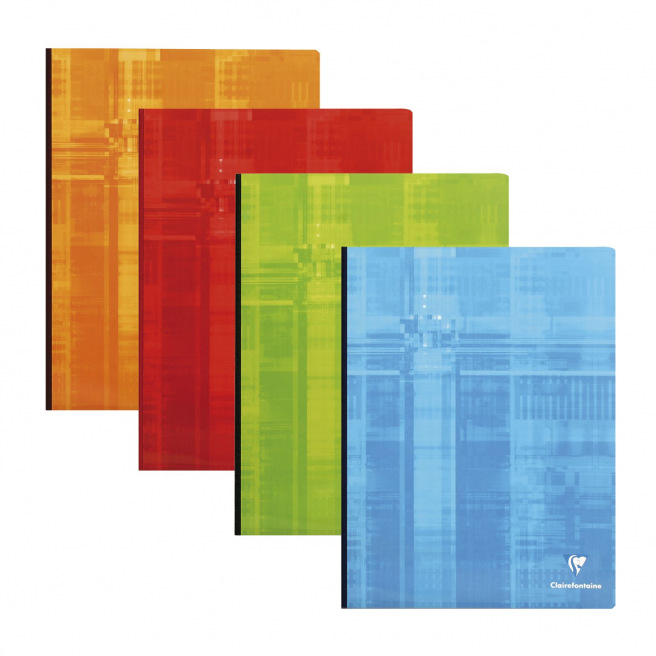 Cahier dos toilé CLAIREFONTAINE Cahier dos toilé CLAIREFONTAINE