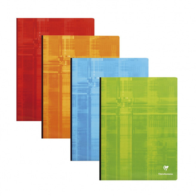 Cahier dos toilé CLAIREFONTAINE Cahier dos toilé CLAIREFONTAINE