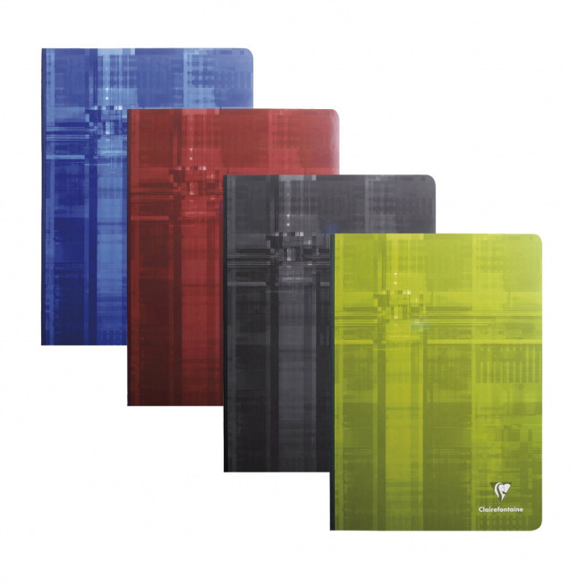 Cahier dos toilé CLAIREFONTAINE Cahier dos toilé CLAIREFONTAINE