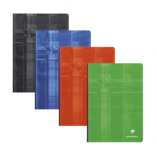 Cahier dos toilé CLAIREFONTAINE Cahier dos toilé CLAIREFONTAINE