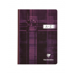 Alfabetische index van gelamineerd CLAIREFONTAINE