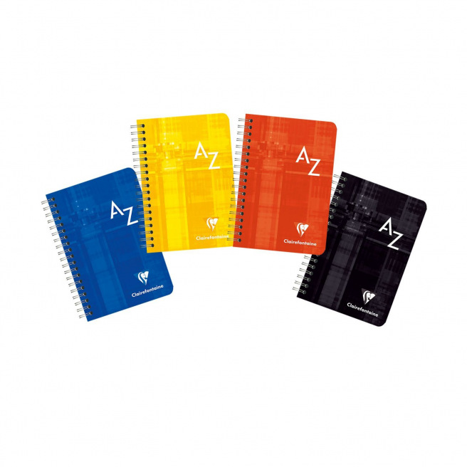 Spiraalgebonden alfabetisch register CLAIREFONTAINE