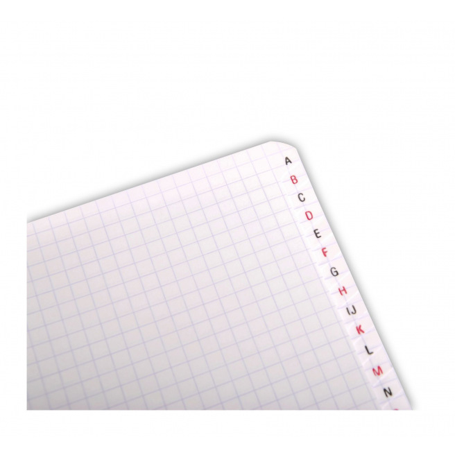 Spiraalgebonden alfabetisch register CLAIREFONTAINE Spiraalgebonden alfabetisch register CLAIREFONTAINE