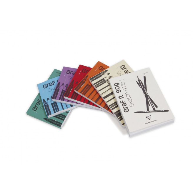 CLAIREFONTAINE GRAF'IT geniete schetsblok - 90 g CLAIREFONTAINE GRAF'IT geniete schetsblok - 90 g