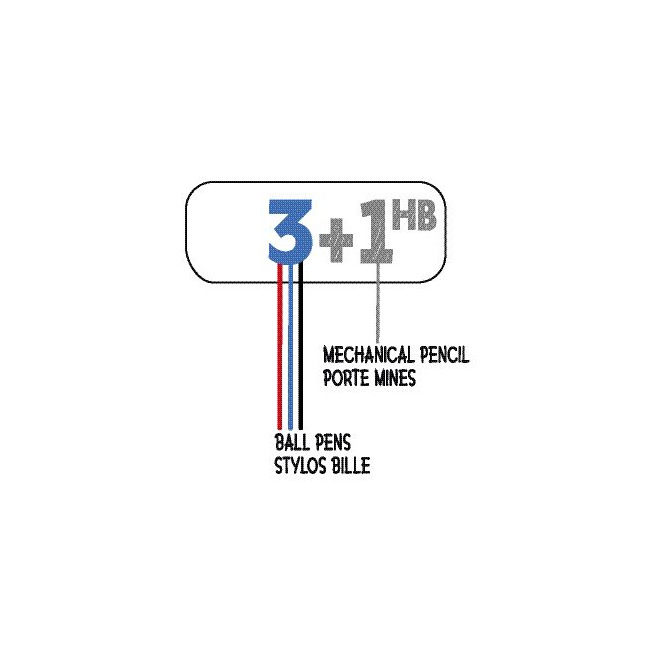 BIC balpen 3 KLEUREN + HB VULPOTLOOD BIC balpen 3 KLEUREN + HB VULPOTLOOD