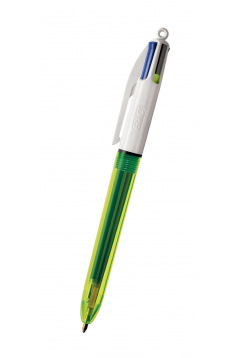 BIC 4 KLEUREN FLUO balpen