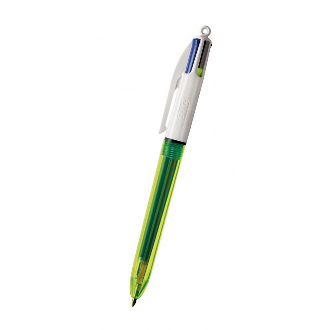 Stylo-bille BIC 4 COULEURS FLUO