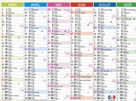 Plannings & calendriers scolaires