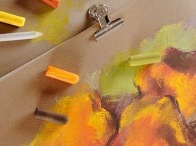 Blokken pastelpapier