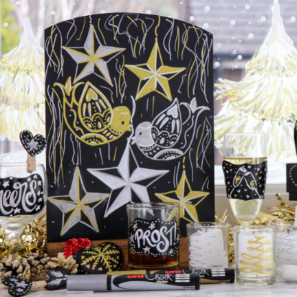 Ecriture scintillante pour les fêtes